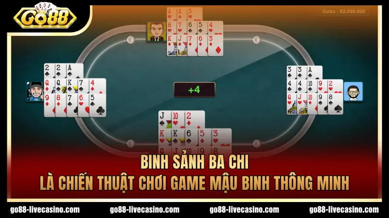 Có thể xé bài để ăn chi cuối trong Mậu Binh